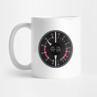 Speedometer aircraft Mug